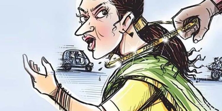 जळगावातून महिलेची ४० हजारांची सोनसाखळी लंपास