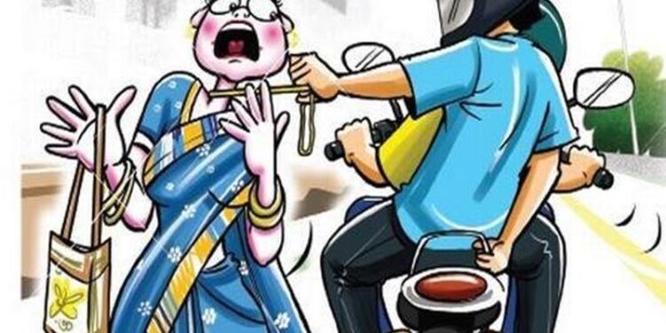 आसोदा रोड येथे सोन्याची मंगलपोत चोरली