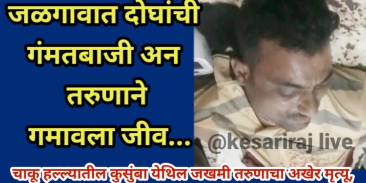 जळगावात दोघांची गंमतबाजी अन तरुणाने गमावला जीव…