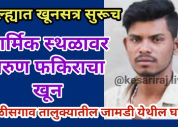 जिल्ह्यात खूनसत्र सुरूच…!