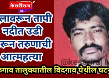 पुलावरून तापी नदीत उडी मारून तरुणाची आत्महत्या