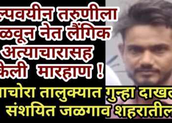 अल्पवयीन तरुणीला पळवून नेत लैंगिक अत्याचारासह केली  मारहाण !