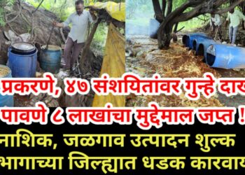 ६६ प्रकरणे, ४७ संशयितांवर गुन्हे दाखल, पावणे ९ लाखांचा मुद्देमाल जप्त !