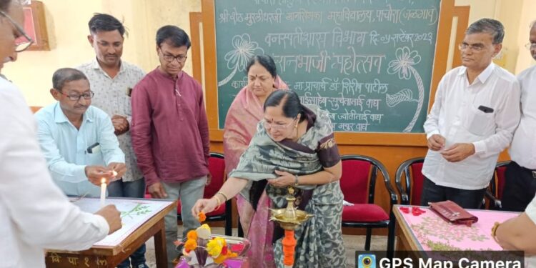 एस एस एम एम महाविद्यालयात रानभाजी महोत्सव संपन्न              