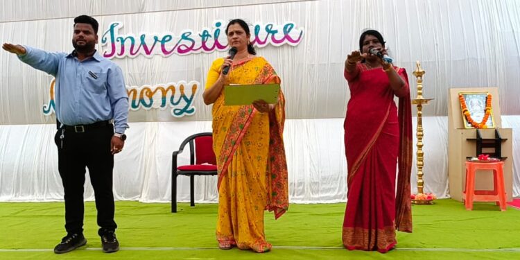 डॉ.उल्हास पाटील इंग्लिश मिडीयम स्कूल, सावदा येथे शपथविधी