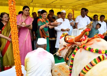 जैन हिल्स येथे पोळा सण उत्साहात साजरा