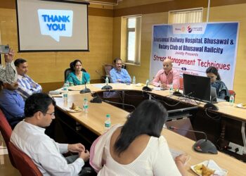 रेल्वे हॉस्पिटल, भुसावळतर्फे तणाव व्यवस्थापन तंत्र सेमिनार उत्साहात
