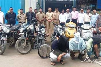 भुसावळातून मोटारसायकलींची चोरी करणारी टोळी जेरबंद