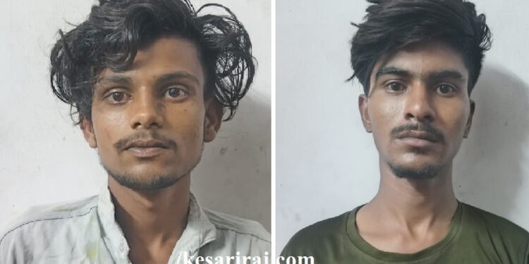 धारदार शस्त्राने दोघा भावंडांवर हल्ला करणारे दोघांना अटक