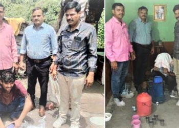 अवैध दारू विक्रेत्यांवर पाचोरा येथे कारवाई