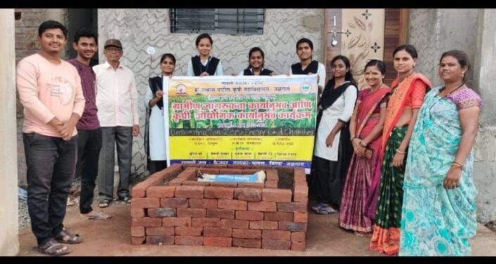 फैजपूर येथे शून्य ऊर्जेवर आधारित शीतकक्ष उभारणी प्रात्यक्षिक