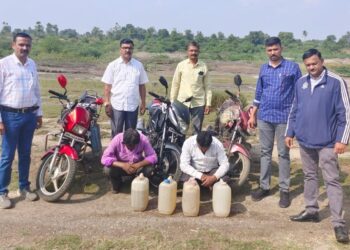 गावठी हातभट्टीविरुद्ध राज्य उत्पादन शुल्क विभागाची धडक कारवाई