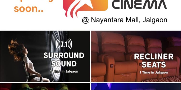 जळगाव मधील सुविधासंपन्न मल्टिप्लेक्स स्टार सिनेमाचं दिमाखदार उद्घाटन