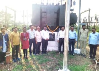 गौरखेडा वीज उपकेंद्रात नवीन पॉवर ट्रान्सफ़ॉर्मर कार्यान्वित