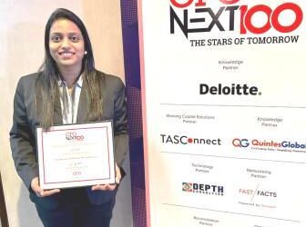 सीएफओ नेक्स्ट १०० मध्ये सीए अस्मिता पाटील यांचा समावेश