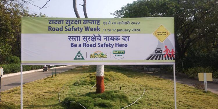 जैन इरिगेशनमध्ये राष्ट्रीय रस्ता सुरक्षा सप्ताह 