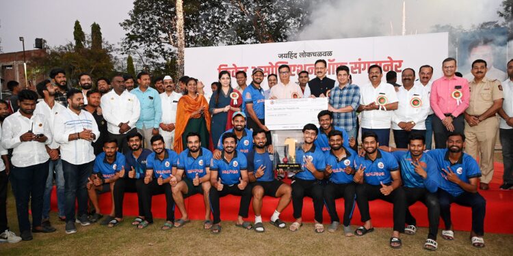 सहकारमहर्षी T-20 चषकाचा जैन स्पोर्ट्स जळगाव मानकरी