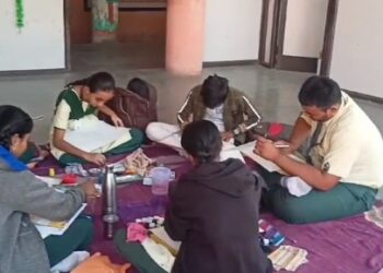 केंद्रीय विद्यालयात जिल्हास्तरीय चित्रकला स्पर्धेचे आयोजन