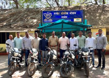 रावेर पोलिसांकडून दुचाकीचोराला शिताफीने अटक