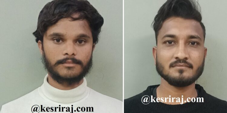 जळगाव तालुक्यातील दुचाकी चोरट्यांना मुद्देमालासह अटक