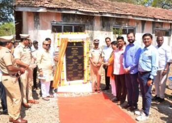 पाळधी , रामानंदनगर येथे नविन पोलीस स्टेशन इमारतीचे भूमीपूजन