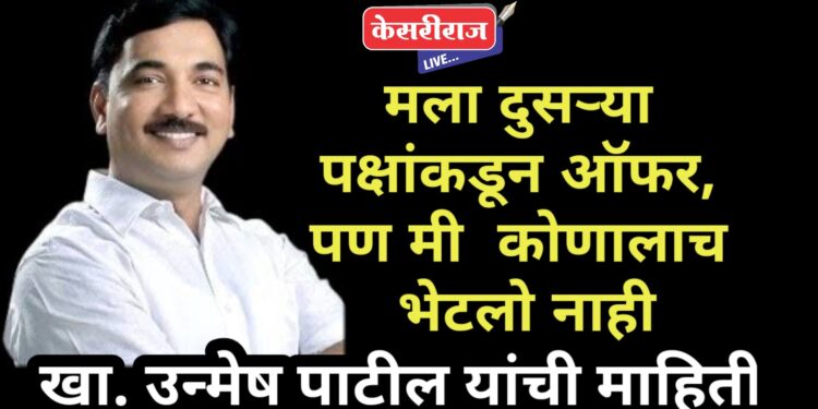 मला दुसऱ्या पक्षांकडून ऑफर, पण मी कोणालाच भेटलो नाही