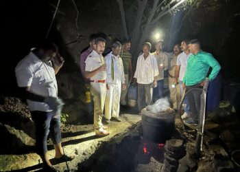 पाचोरा पोलिसांनी केल्या दोन गावठी दारू हातभट्टी उद्ध्वस्त