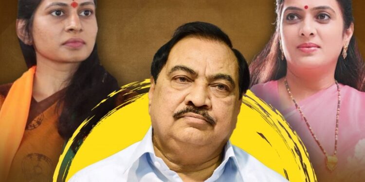 मुलगी म्हणते ‘तुतारी’ तर सून म्हणते ‘कमळ’…खडसे घराण्याची अजब कहाणी !