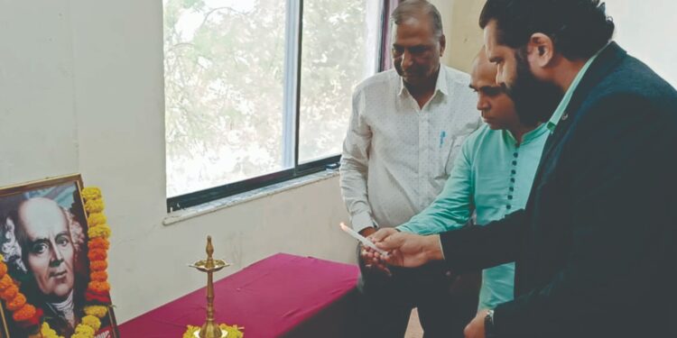 डॉ. उल्हास पाटील होमीओपॅथिक वैद्यकिय महाविद्यालयात जागतिक होमीओपॅथी दिवस साजरा