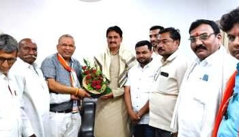 राष्ट्रवादीचे उमेदवार श्रीराम पाटील यांच्या मलकापूर तालुक्यात भेटी, पदाधिकाऱ्यांकडून स्वागत