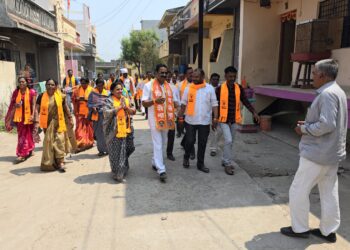 भडगावात दुमदुमला मशालचा नारा; करण पाटलांच्या प्रचार फेर्‍यांना प्रतिसाद