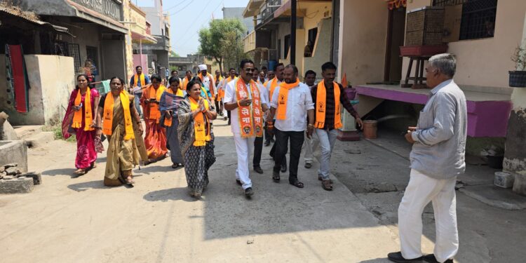 भडगावात दुमदुमला मशालचा नारा; करण पाटलांच्या प्रचार फेर्यांना प्रतिसाद