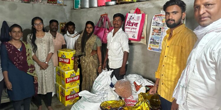 पितृछत्र हरवलेल्या दुर्गाच्या लग्नात आ. मंगेश चव्हाण यांच्या शिवनेरी फाउंडेशनची मदत !