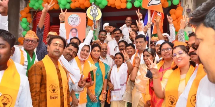 पाचोरा तालुक्यात “कमळा”च्या प्रचाराला प्रतिसाद, नेत्यांची आघाडी