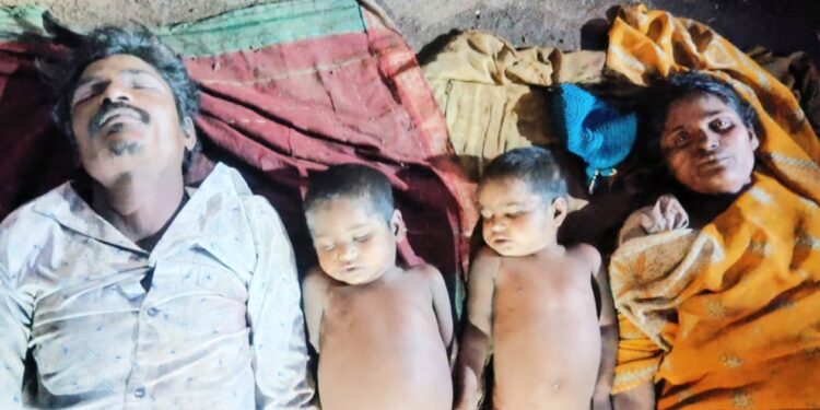 वादळी वाऱ्याचा पावरा परिवार ठरले बळी, एकाच कुटुंबातील चौघे ठार !