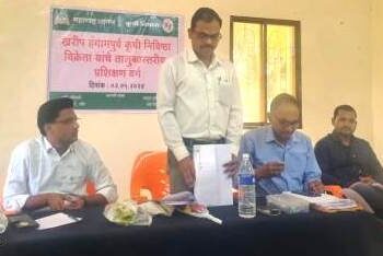 रावेर कृषी विभागातर्फे खरीप पूर्व हंगामाची निंभोरा येथे बैठक