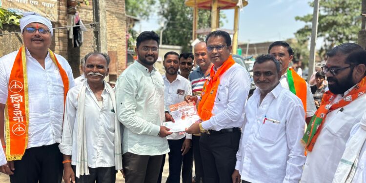 भाजप उमेदवार स्मिता वाघ यांच्यासाठी शिंदे गटाचे अमोल पाटील यांचा प्रचार सुरु