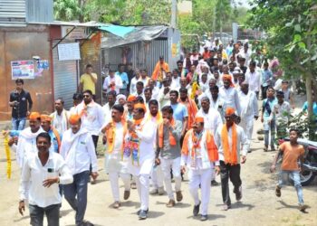 शिवसेना ठाकरे गटाचे उमेदवार करण पवार यांचे चाळीसगावात आवाहन