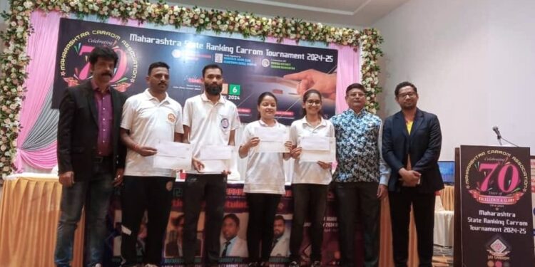 राज्यमानांकन कॅरम स्पर्धेत जळगावचा व जैन इरिगेशनचा खेळाडू नईम अन्सारी विजयी