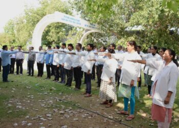 जैन इरिगेशनच्या सहकाऱ्यांनी घेतली मतदानाची प्रतिज्ञा