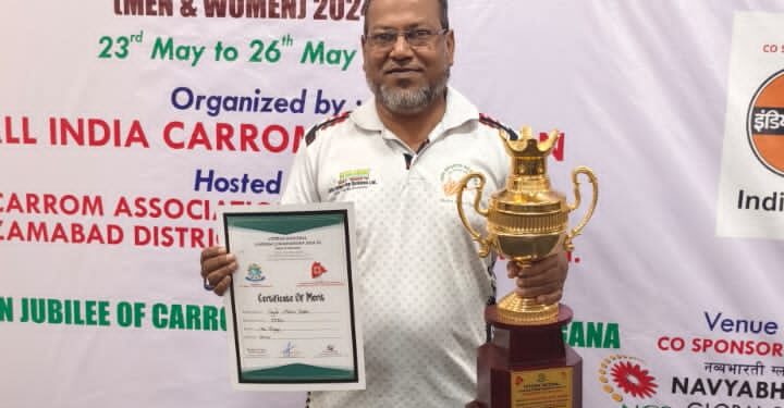 राष्ट्रीय कैरम स्पर्धेत जैन इरिगेशनच्या पुरुष संघाला उपविजेतेपद