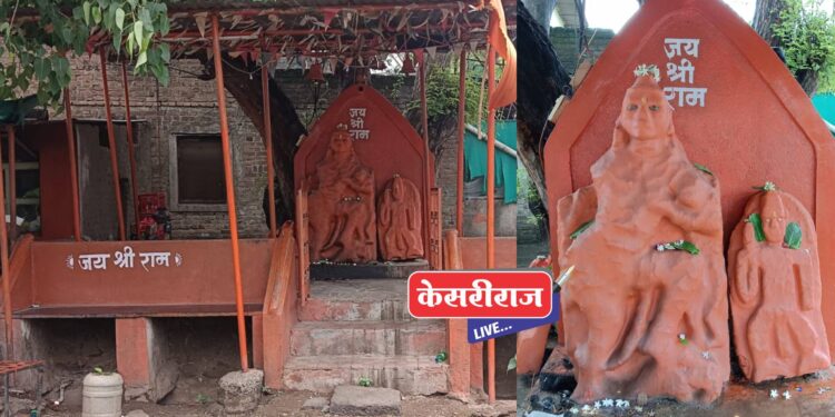 अरे देवा … हद्द झाली चोरट्यांची ! ; पाथरी गावातील मारोतीचे चांदीचे दोन मुकुट लांबवीले !