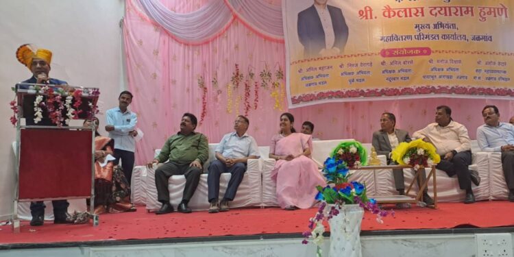 मुख्य अभियंता कैलास हुमणे यांना सेवानिवृत्ती निमित्त समारंभपूर्वक निरोप