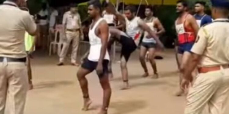 पोलीस भरती प्रक्रियेत दुसऱ्या दिवशी ६०९ जणांची झाली मैदानी चाचणी