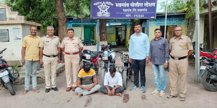 दोघं दुचाकी चोरांना अटक, जळगावसह तीन गुन्हे उघडकीस