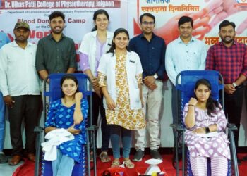 रक्तदाता दिनानिमीत्त ७८ दात्यांचे रक्तदान