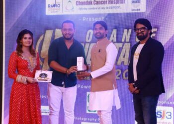 भादली येथील सूरज नारखेडे यांचा ‘यंगिस्तान अवार्ड” देऊन सन्मान