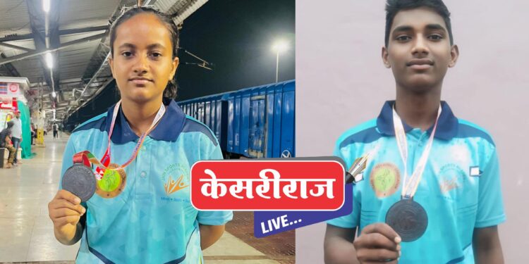 कॅडेट राज्यस्तरीय तायक्वांडो स्पर्धेत अमर शिवलकर, स्वाती चौधरी यांना कांस्यपदक