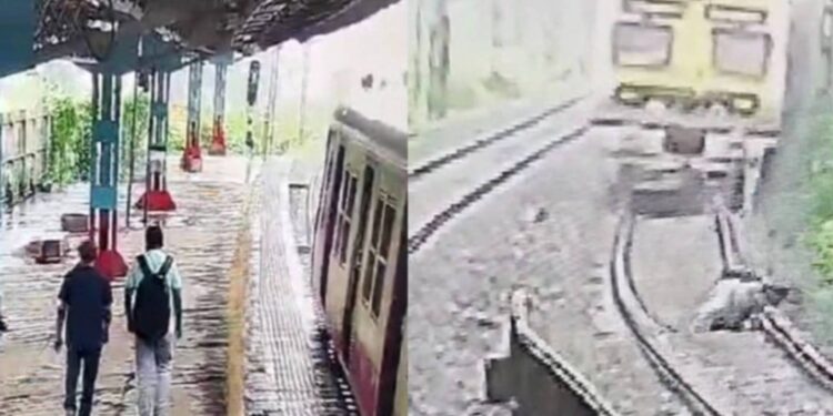 पिता-पुत्र लोकल समोर आडवे झाले , क्षणात ट्रेनने त्यांना चिरडले !