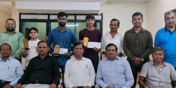 जळगाव जिल्हा खुल्या बुद्धिबळ निवड चाचणी स्पर्धा संपन्न